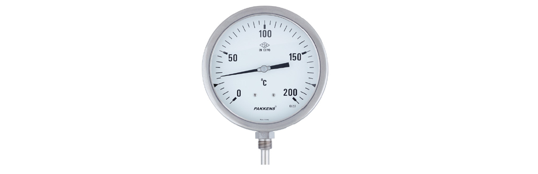 Çap 160 Endüstriyel Bimetal Termometre makina üreticileri, ısıtma - iklimlendirme makinaları ve kazan üreticileri. için termometre çeşitleri